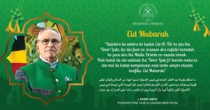 Muzulmanu TL selebra Idul Fitri, PR Horta: “Ha’u hato’o ha’u-nia votus kmanek ba imi hotu”